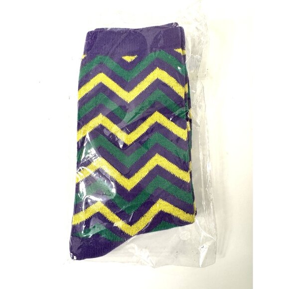 NWT 5 Pairs of Mardi Gras Socks One Size Fits Most - Picture 6 of 7